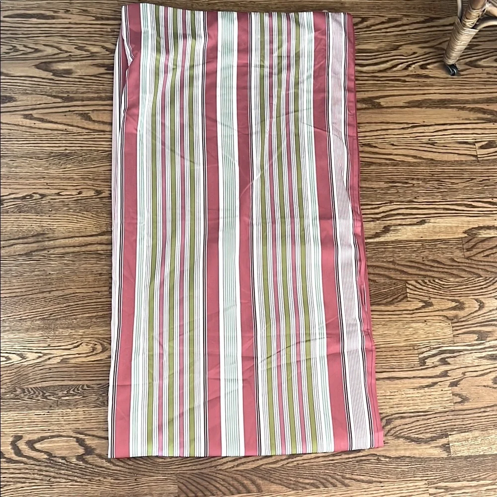 Pottery Barn French Striped Queen Duvet NEW